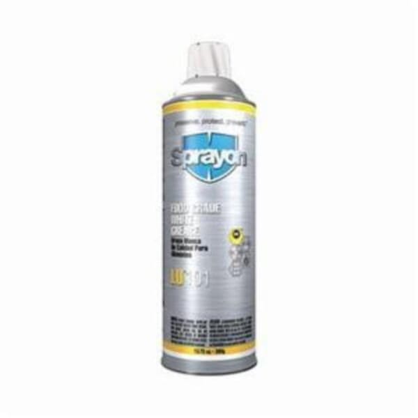 Sprayon S00101000 LU101 Medium Pressure Multi-Purpose Grease, 20 oz Aerosol Can, Liquid Form, White, -20 to 285 deg F