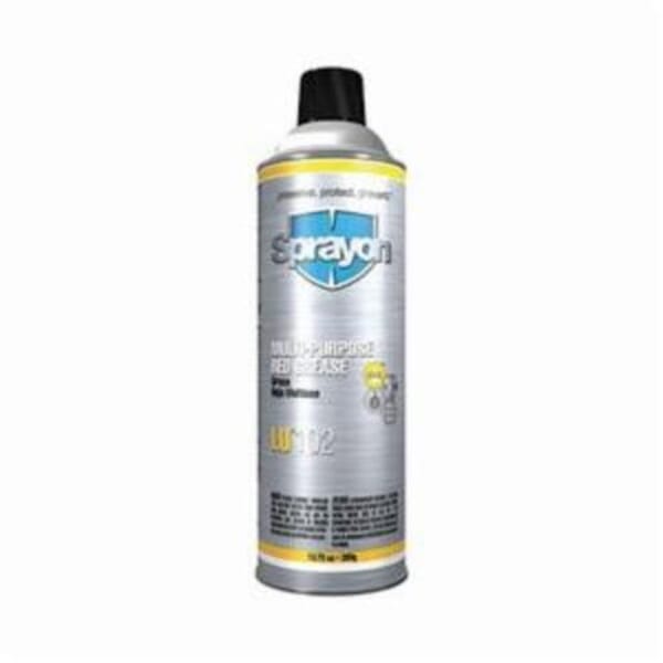 Sprayon S00102000 LU102 Medium Pressure Multi-Purpose Grease, 11 oz Aerosol Can, Liquid Form, Red, 10 to 480 deg F