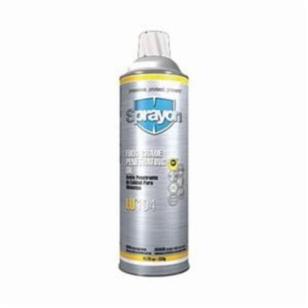 Sprayon S00104000 LU104 Extreme Pressure Non-Flammable Penetrating Oil, 20 oz Aerosol Can, Liquid, Clear Glass, 0.8