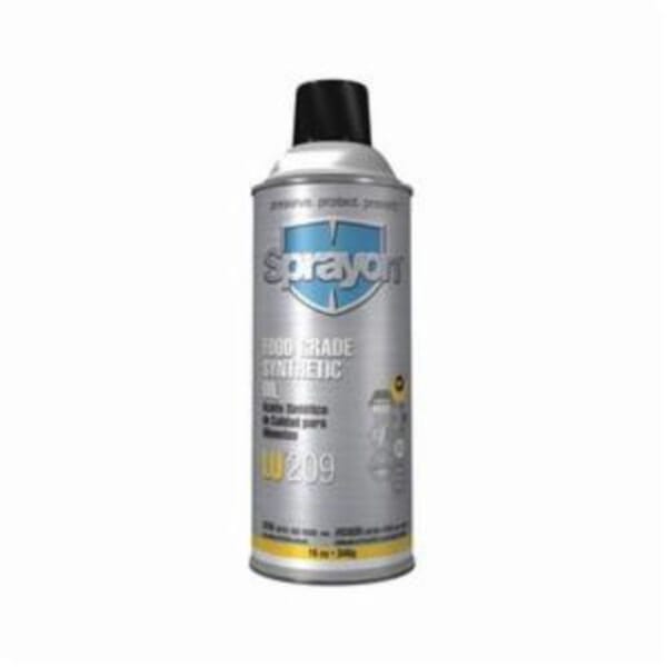 Sprayon S00209000 LU209 Extreme Pressure Synthetic Oil, 20 oz Aerosol Can, Liquid, Clear Glass, 0.76