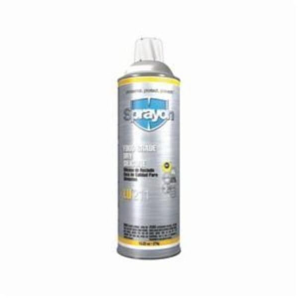 Sprayon S00211000 LU211 Low Pressure Dry Silicone Lubricant, 20 oz Aerosol Can, Liquid Form, Clear Glass, -40 to 450 deg F