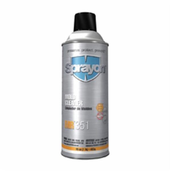 Sprayon S00351000 MR Mold Cleaner, 16 oz Spray Can, Liquid Form, 416 deg F