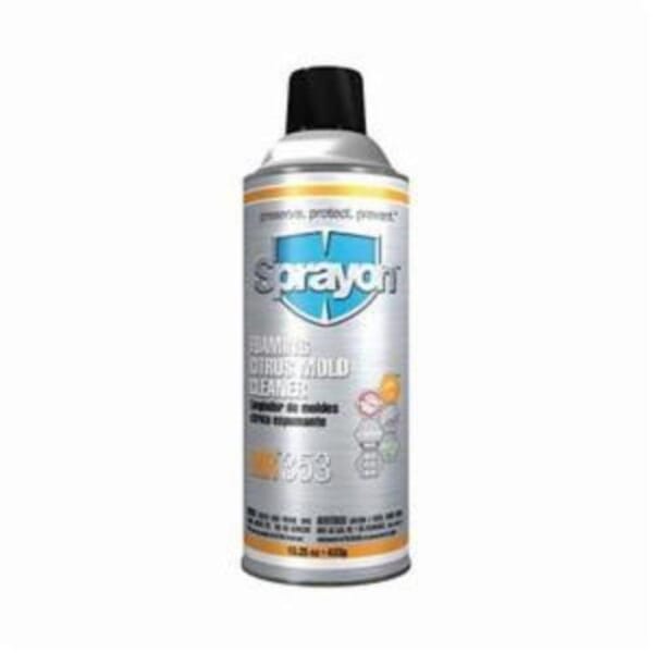 Sprayon S00353000 MR353 Mold Cleaner, 16 oz Aerosol Can, Liquid, White, Citrus