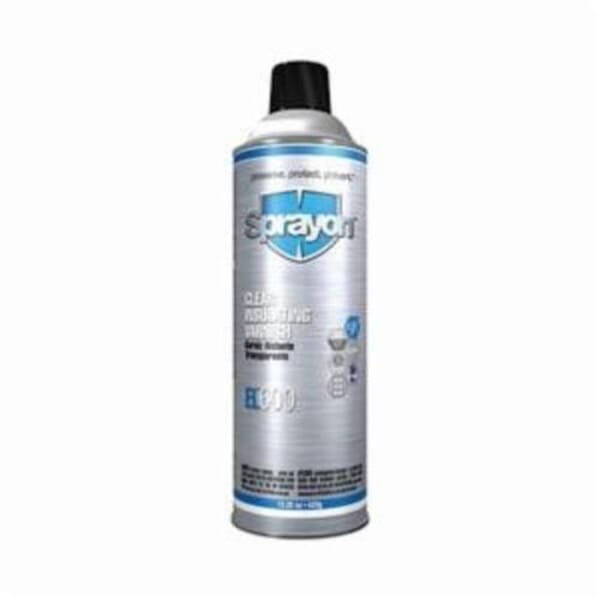 Sprayon S00600000 EL600 Insulating Varnish, 15.25 oz Container, Liquid Form, Clear, 10 sq-ft Coverage, 7 days Curing