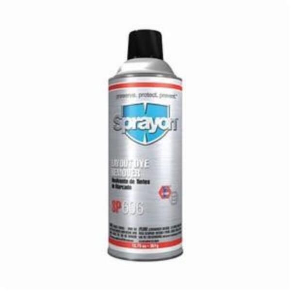 Sprayon S00606000 SP606 Layout Dye Remover, 16 oz Aerosol Can, Clear, Liquid