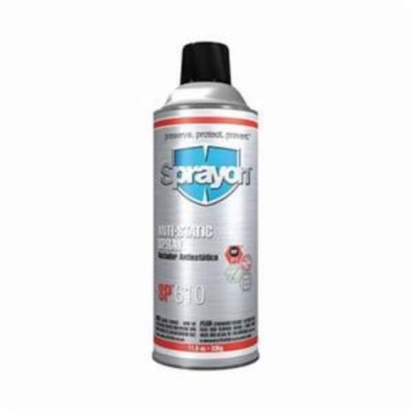Sprayon S00610000 SP610 Non-Staining Anti-Static Spray, 16 oz Aerosol Can, Liquid, Vanilla, 11.5 oz