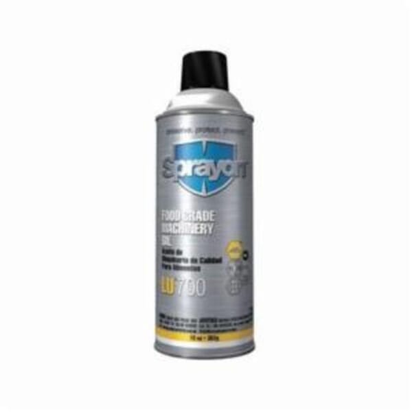 Sprayon S00700000 LU 700 General Purpose Light Pressure Machinery Oil, 16 oz Aerosol Can, Mild Solvent Odor/Scent, Liquid Form, Light Amber