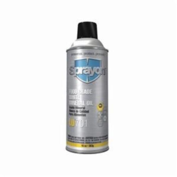 Sprayon S00701000 LU 701 General Purpose Light Pressure Machinery Oil, 20 oz Aerosol Can, Mild Solvent Odor/Scent, Liquid Form, Light Amber