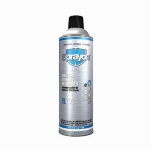 Sprayon S00703000 EL703 Solvent-Based Electric Motor Degreaser, 20 oz Aerosol Can, Liquid, Clear, Strong