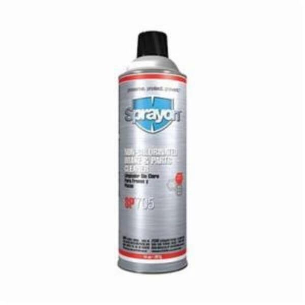 Sprayon Sprayon S00705000 SP705 Non-Chlorinated Brake and Parts Cleaner, 20 oz Aerosol Can, Liquid, Clear Glass, Solvent