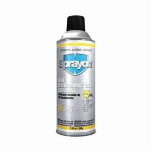 Sprayon S00727000 LU727 Extreme Pressure High Performance Wet Lubricant, 16 oz Aerosol Can, Liquid Form, Amber, 0.81