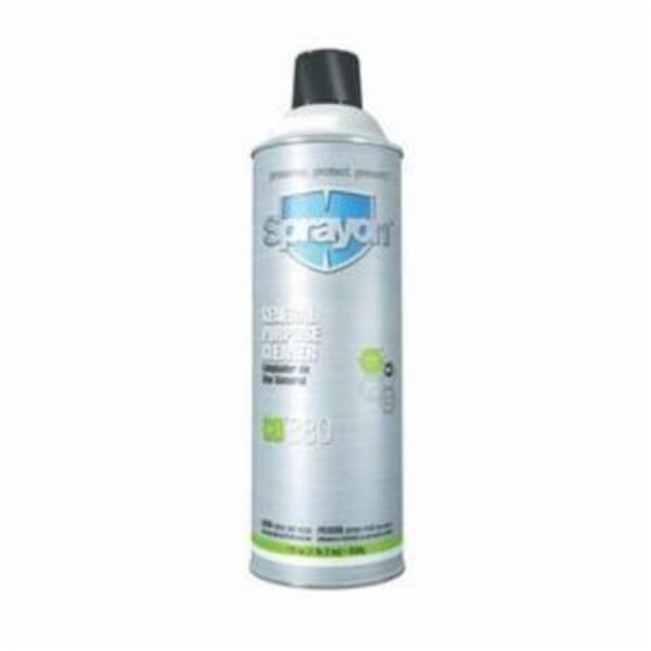 Sprayon S00880000 CD880 Heavy Duty General Purpose Cleaner, 19 oz Aerosol Can, Ammonia Odor/Scent, Clear, Liquid Form
