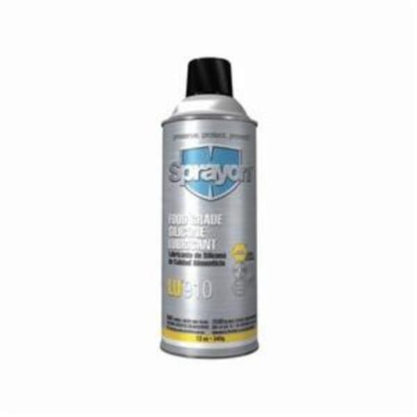 Sprayon S00910000 LU910 Light Pressure Silicone Lubricant, 16 oz Aerosol Can, Liquid Form, Clear Glass, -58 to 575 deg F