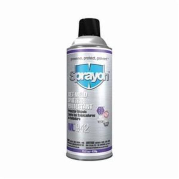 Sprayon S00942000 WL942 Wet Weld Spatter Protectant Without Methylene Chloride, 15.5 oz Aerosol Can, Liquid Form