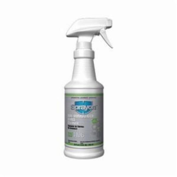 Sprayon S011060401 CD1106 Un-Obscured Non-Ammoniated Glass Cleaner, 1 gal Trigger Spray Bottle, Fresh Odor/Scent, Blue, Liquid Form