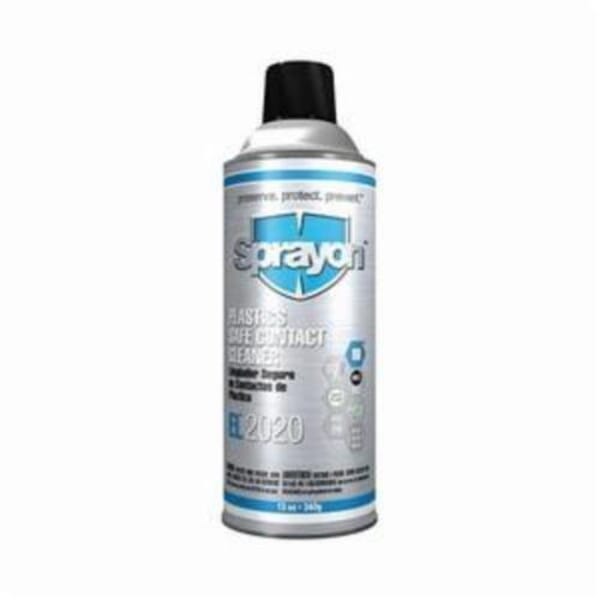 Sprayon S02020000 EL2020 Freon Electronic Contact Cleaner, 16 oz Aerosol Can, Liquid, Clear, Strong