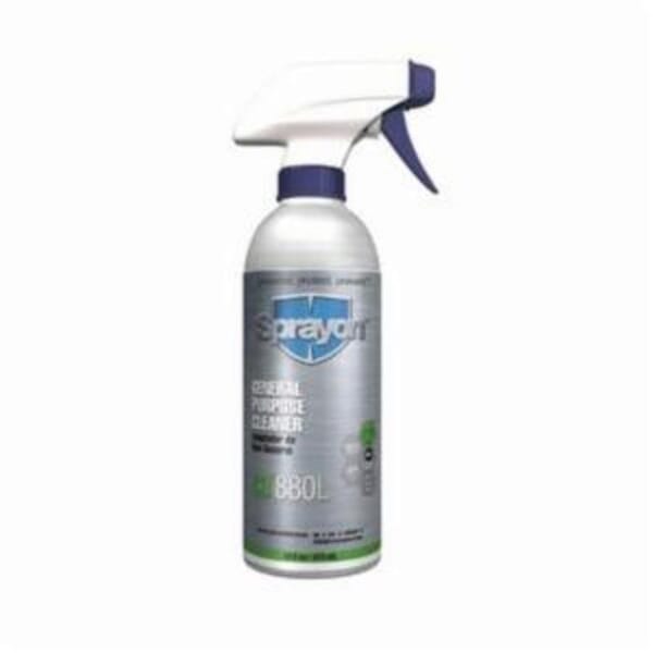 Sprayon S020880LQ CD880L Liqui-Sol Heavy Duty General Purpose Cleaner, 14 oz Trigger Spray Bottle, Ammonia Odor/Scent, Clear, Liquid Form
