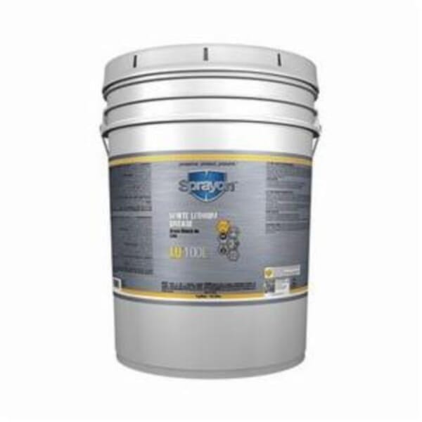 Sprayon S10005000 Liqui-Sol LU100L Medium Pressure Non-Aerosol Grease, 5 gal Can, Liquid Form, White, 20 to 275 deg F