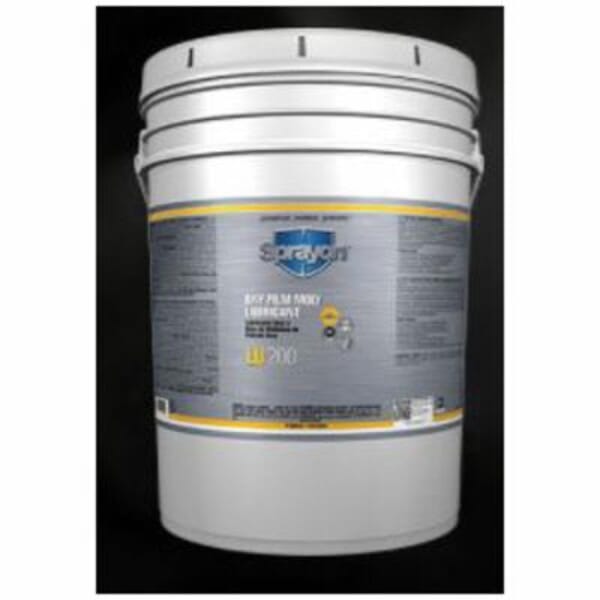 Sprayon S20005000 LU200 Dry Film Moly Lubricant, 5 gal Pail, Liquid Form, Black, 0.71