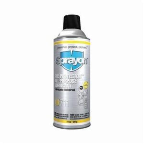 Sprayon S71155000 The Protector LU711L All-Purpose Light Pressure Penetrating Lubricant, 55 gal Aerosol Can, Liquid Form, Amber, 0.82