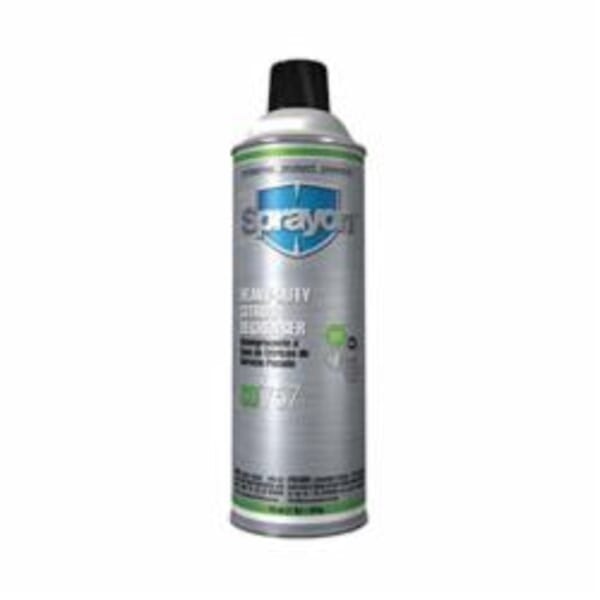 Sprayon SC0757000 CD757 Heavy Duty Cleaner/Degreaser, 20 oz Aerosol Can, Citrus Odor/Scent, Colorless, Liquid Form