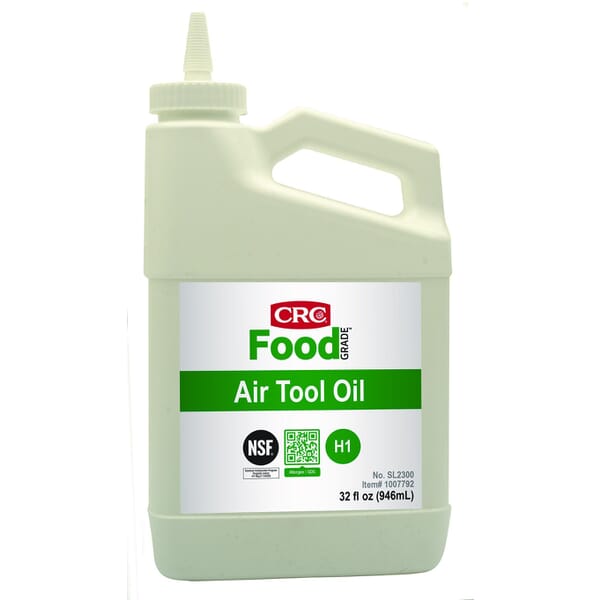 Sta-Lube SL2300 Combustible Air Tool Oil, 32 oz Bottle, Liquid Form, Clear, 0.83