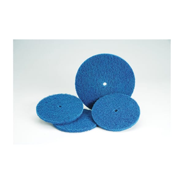 Standard Abrasives 7000046750 Non-Woven Buff and Blend Disc, 8 in Dia Disc, Medium Grade, Aluminum Oxide Abrasive, Nylon Backing