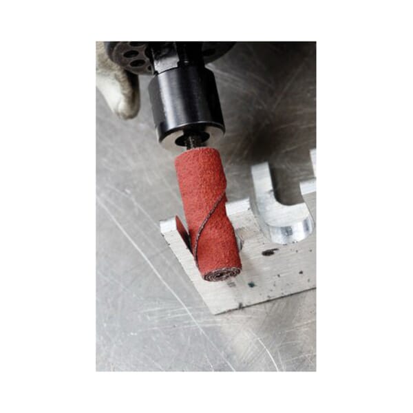 Standard Abrasives 7000121752 CM-8 Threaded Cartridge Roll, 3.05 mm Dia Pilot x 19.05 mm L Pilot, 1/4 in Dia x 1-1/4 in L Mandrel Shank, 4 in OAL