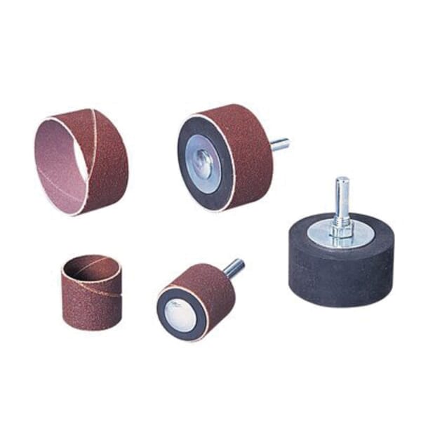 Standard Abrasives 7000121761 Rubber Sanding Drum, 1 in Dia Drum x 1 in L Drum, 1/4 in Dia Shank, 18000 rpm Max