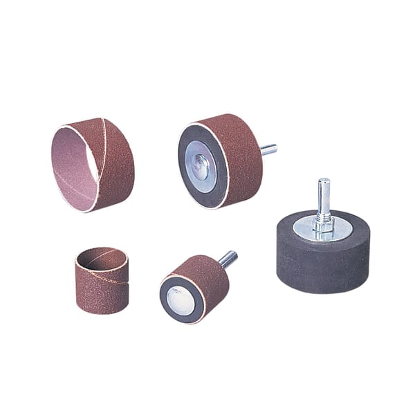 Standard Abrasives 7000121793 Rubber Sanding Drum, 2 in Dia Drum x 2 in L Drum, 1/4 in Dia Shank, 6000 rpm Max