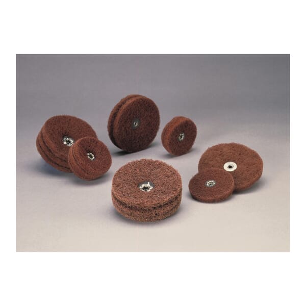 Standard Abrasives 7010368698 General Purpose Buff and Blend Circle, 2 in Dia Buff, Very Fine Grade, 1 Plys