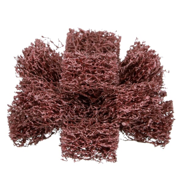 Standard Abrasives 7010330368 Eyelet General Purpose Cross Buff, 1-1/2 in Dia Buff, Medium Grade, 3 Plys, 1/2 in W Face