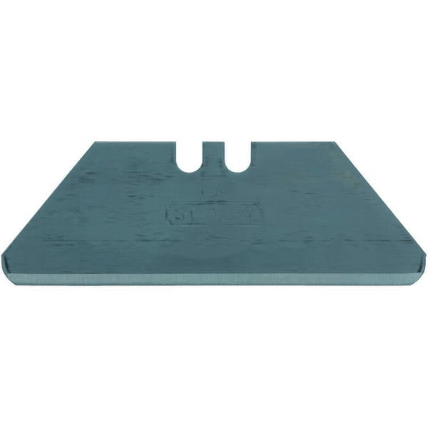 Stanley 11-987 Utility Knife Blade, Round Point/Straight Edge, 1-7/8 in L x 3/4 in W, 0.024 in THK, High Carbon Steel
