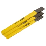 Stanley 16-299 Punch and Cold Chisel Set, Pin/Center/Starting/Cold Style, 3/8 to 5/8 in Chisel, 1/16 to 5/16 in Punch, 9 Punches, 3 Chisels, 12 Pieces