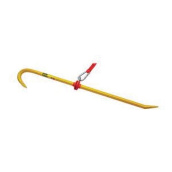 Proto 55-130-TT Tether Ready Wrecking Bar, Beveled Chisel/Nail Slotted Claw Tip, 30 in OAL, Forged Steel