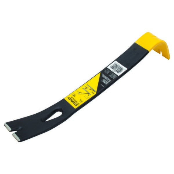Stanley Wonder Bar 55-515 Pry Bar, Beveled/Claw Tip, 12-3/8 in OAL, Forged High Carbon Steel