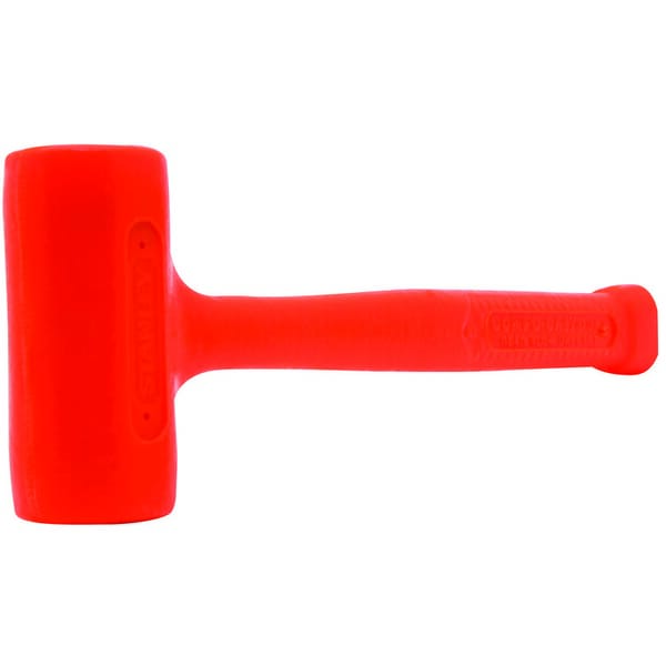 Stanley Compo-Cast 57-530 Standard Head Soft Face Hammer, 10-1/8 in OAL, 1-13/64 in Soft Face, 10 oz, Steel Handle