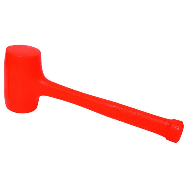Stanley Compo-Cast 57-534 Standard Head Soft Face Hammer, 15-1/4 in OAL, 2-13/16 in Soft Face, 52 oz, Steel Handle
