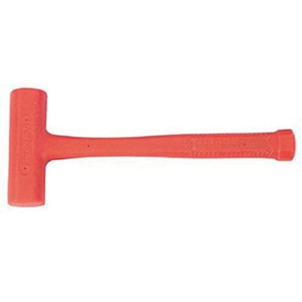 Stanley Compo-Cast 57-540 Slimline Head Soft Face Hammer, 9-1/2 in OAL, 29/32 in Soft Face, 5 oz Alloy Steel Head, Steel Handle