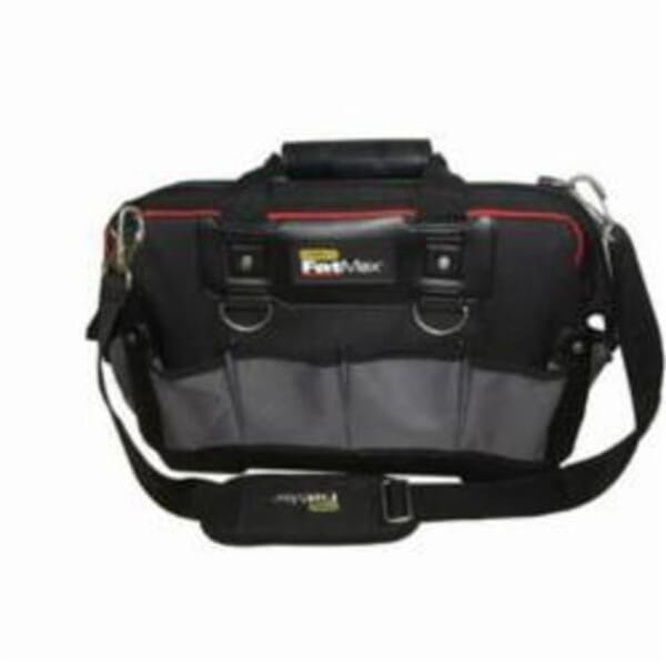 Stanley FatMax 97-489 Open Mouth Tool Bag, Polyester, Black/Yellow