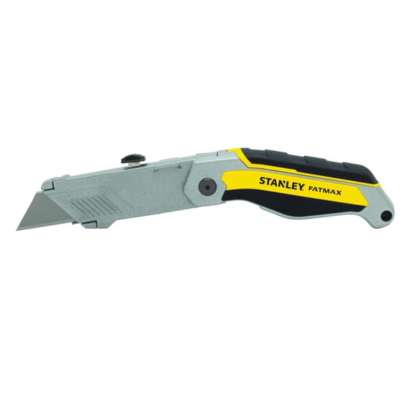 Stanley FatMax FMHT10289 ExoChange Folding Utility Knife, Fixed Blade, 1 Blades Included, Steel Blade, 7-1/2 OAL