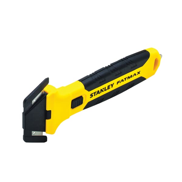 Stanley FatMax FMHT10361 Pull Cutter, Double Sided/Recessed Blade, Push Button, Metal Blade, 1 Blade Included, 6-1/2 in OAL