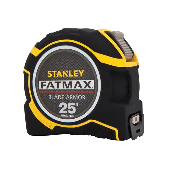 Stanley FatMax FMHT33338 Tape Rule, 25 ft L x 1-1/4 in W Blade, Metal Blade, Imperial/Metric Measuring System