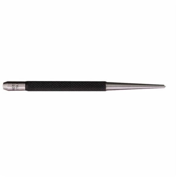 Starrett 117AA Center Punch, 1/16 in Tip, 3 in OAL, Steel Tip