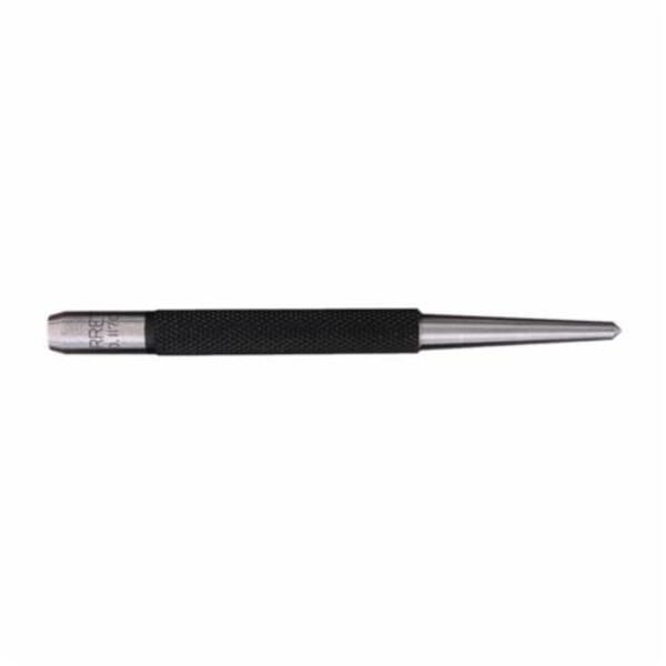 Starrett 117C Center Punch, 1/8 in Tip, 4 in OAL, Steel Tip