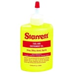 Starrett 1620 Tool and Instrument Oil, 4 oz Drip Can, Odorless Oil, Fluid, Pale Yellow