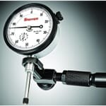 Starrett 25-441J 25 Series AGD Group 2 Continuous Dial Indicator, 1 in, 0 to 100 Dial Reading, 0.001 in, 2-1/4 in Dial