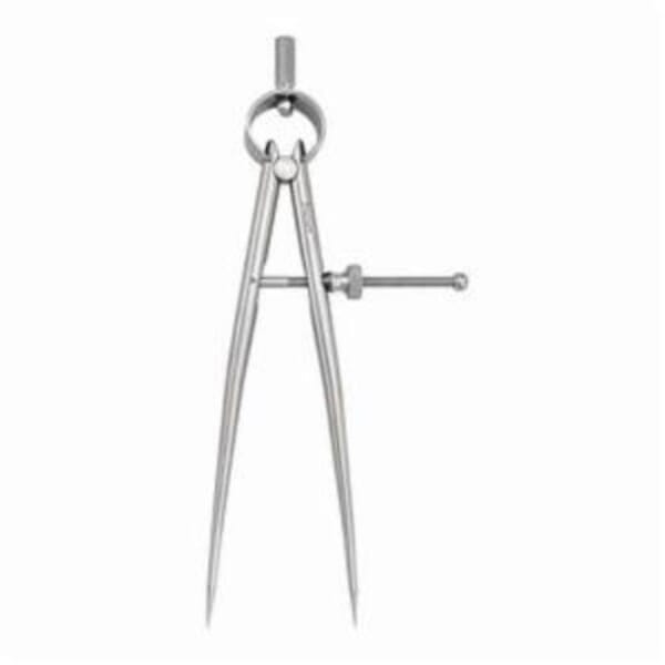 Starrett 277-6 Spring Caliper and Divider, 6 in, Ground Steel, Polished