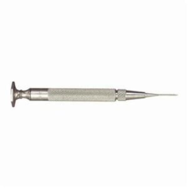 Starrett 555AA Hex Jewelers Screwdriver, Slotted Point, Stainless Steel Shank, 3-3/4 in OAL, Stainless Steel Handle, Nickel Plated