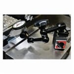 Starrett 660 Global Series Magnetic Base Indicator Holder, 70 lb, 1-7/16 in L x 1-3/16 in W x 1-13/32 in H Base, 8-1/2 in OAL, 3.8 in Dia Rod
